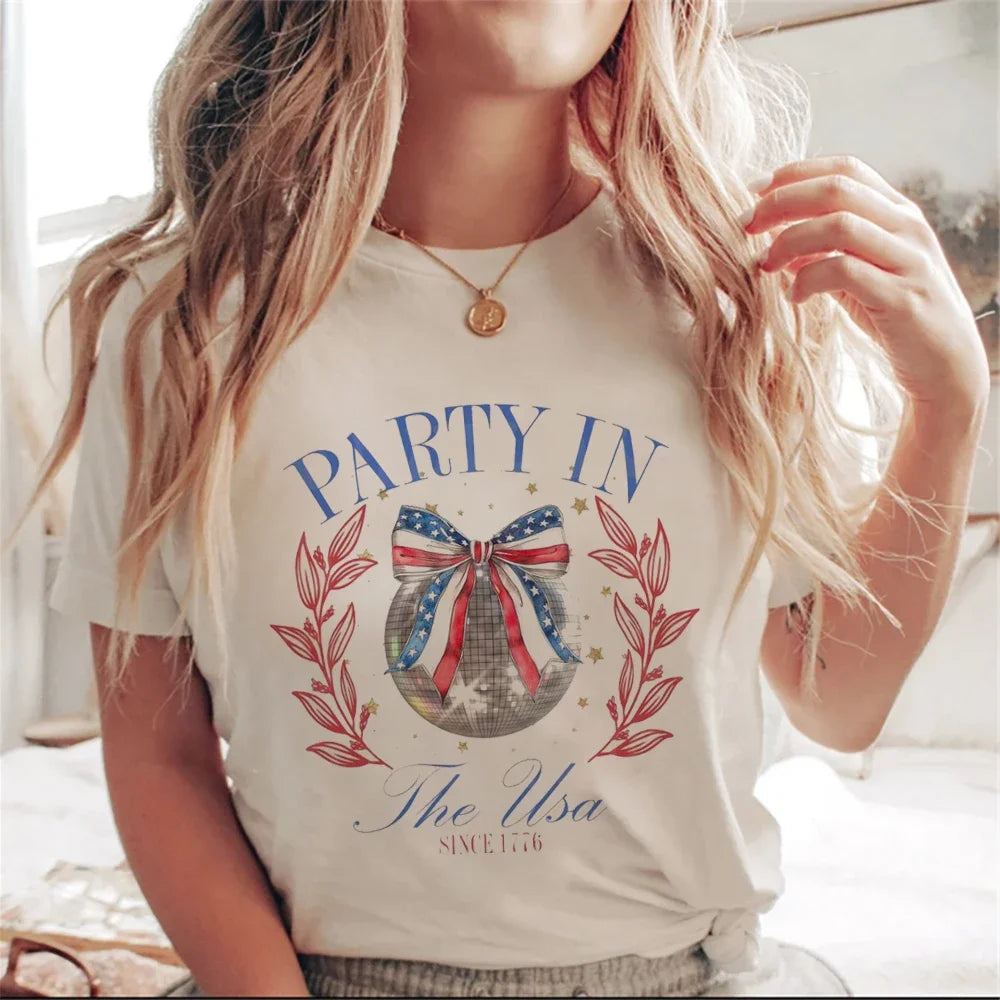 Women's "Party In The USA" 4th of July T-Shirt