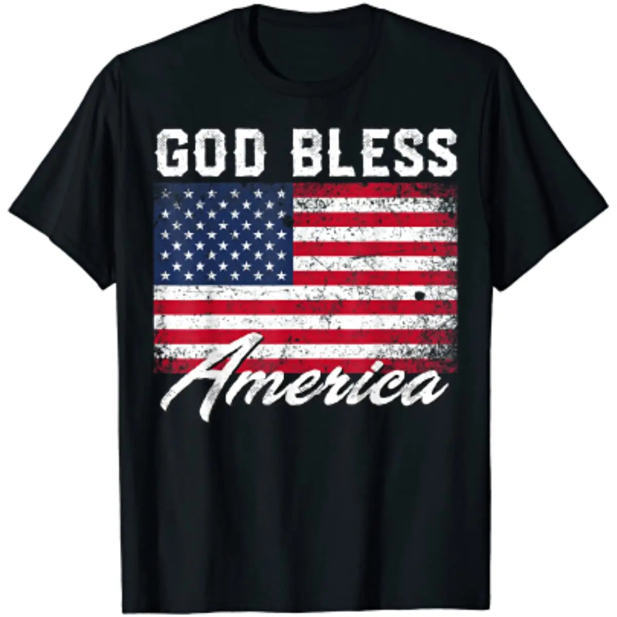 Men's "God Bless America" 4th of July Patriotic T-Shirt
