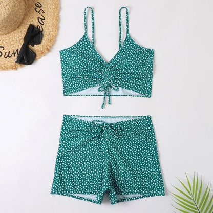 High Waist Bikini Swimsuit Women 2023 Push Up Bikini Floral Swimsuit Print Bikini boxers Swimwear Swim Trunks Bathing Suit