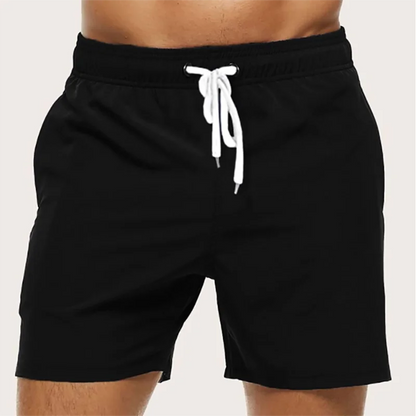 Men's Swim Trunks Summer Swimming Board Shorts Quick Dry Beach Shorts with Side Pockets and Mesh Lining Swimwear Bathing Suit